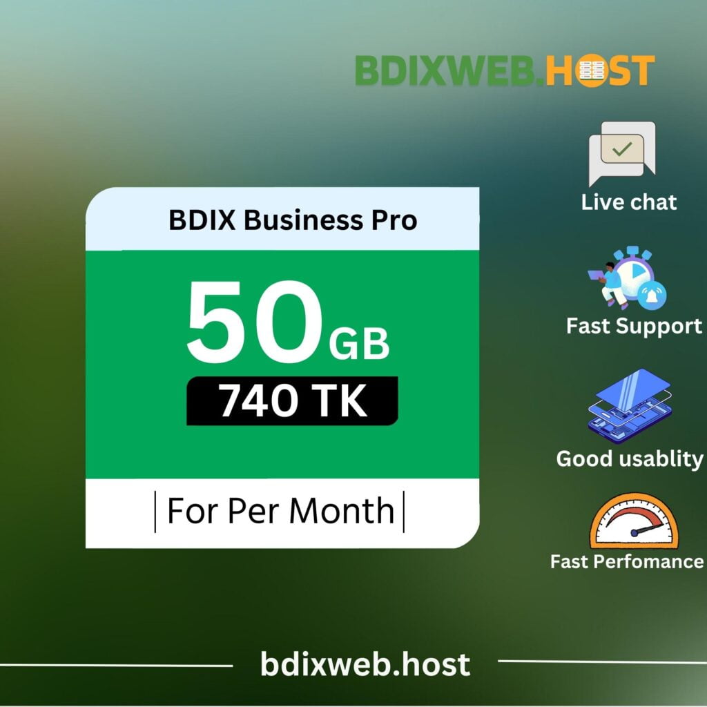 BDIX web hosting offer